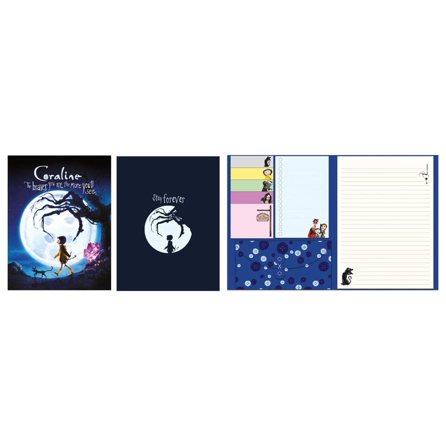 Coraline Other World bilježnice paket fotografija proizvoda