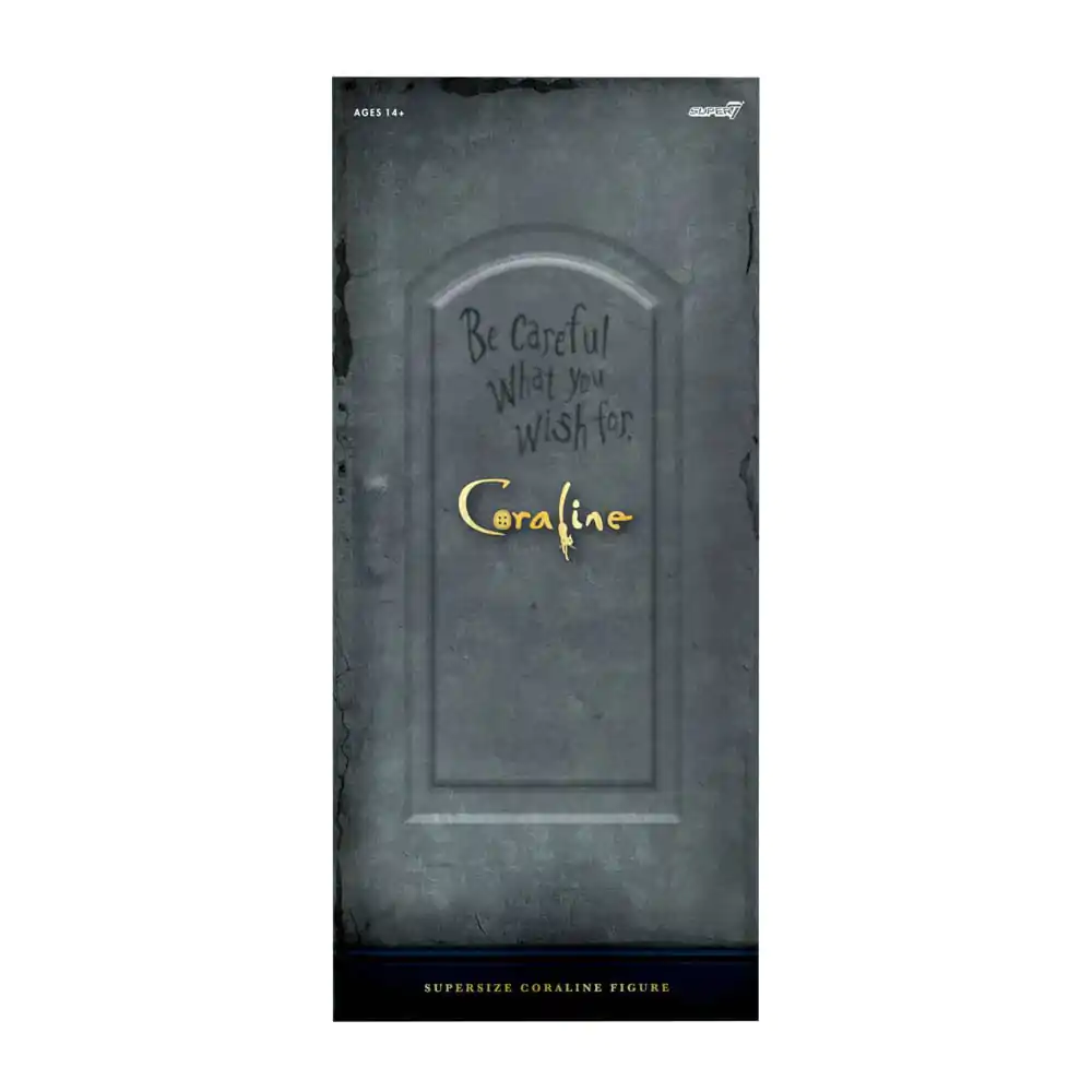 Coraline Supersize Vinil akcijska figura Coraline sa šeširom (Button Eyes) 40 cm fotografija proizvoda