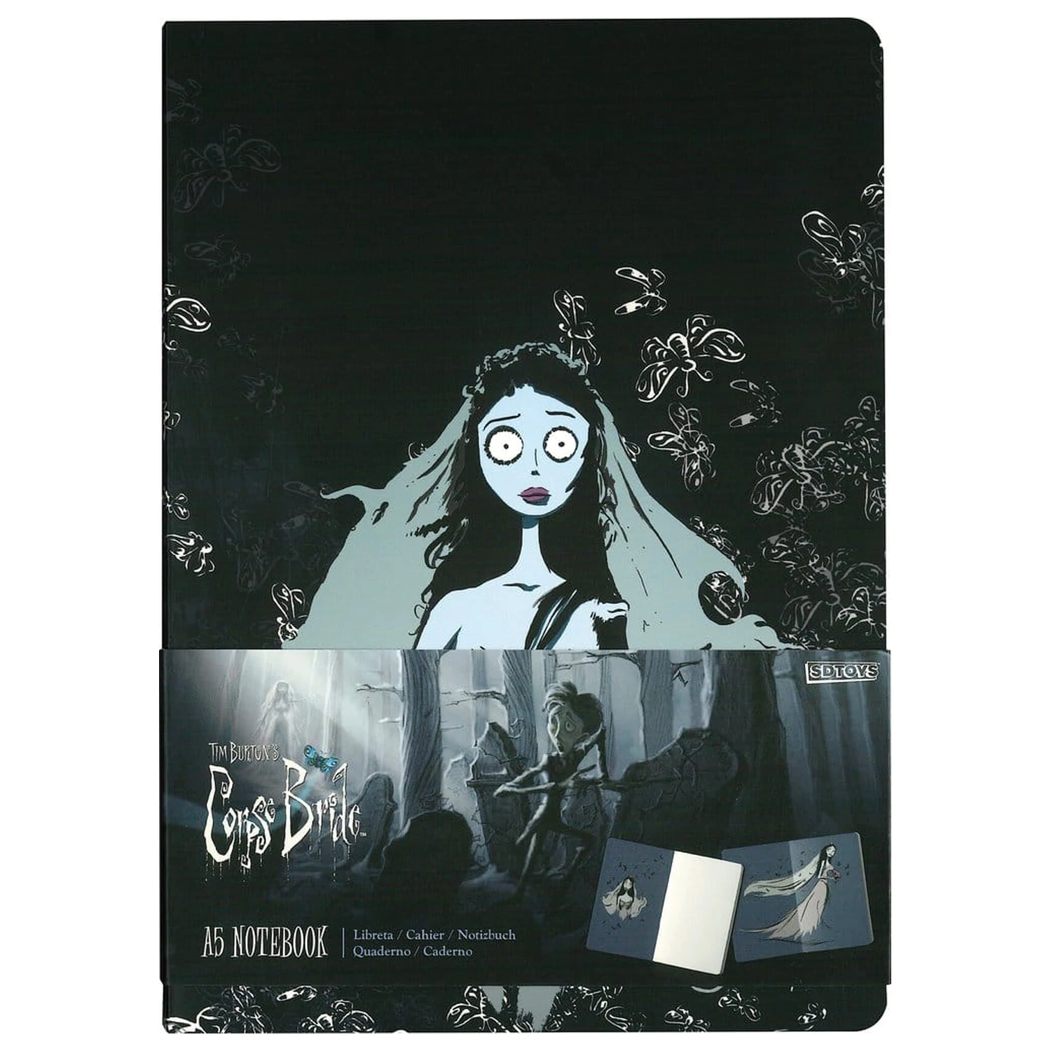 Corpse Bride Meki uvez bilježnica Emily 21 cm fotografija proizvoda