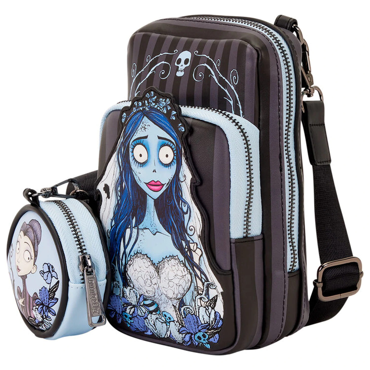 Loungefly Corpse Bride torba za rame + novčanik fotografija proizvoda