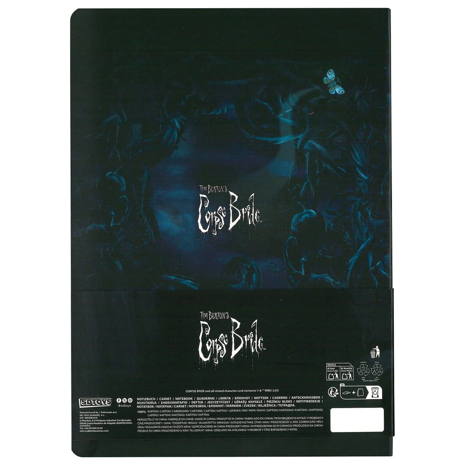 Corpse Bride Softcover Bilježnica Filmski Poster 21 cm fotografija proizvoda