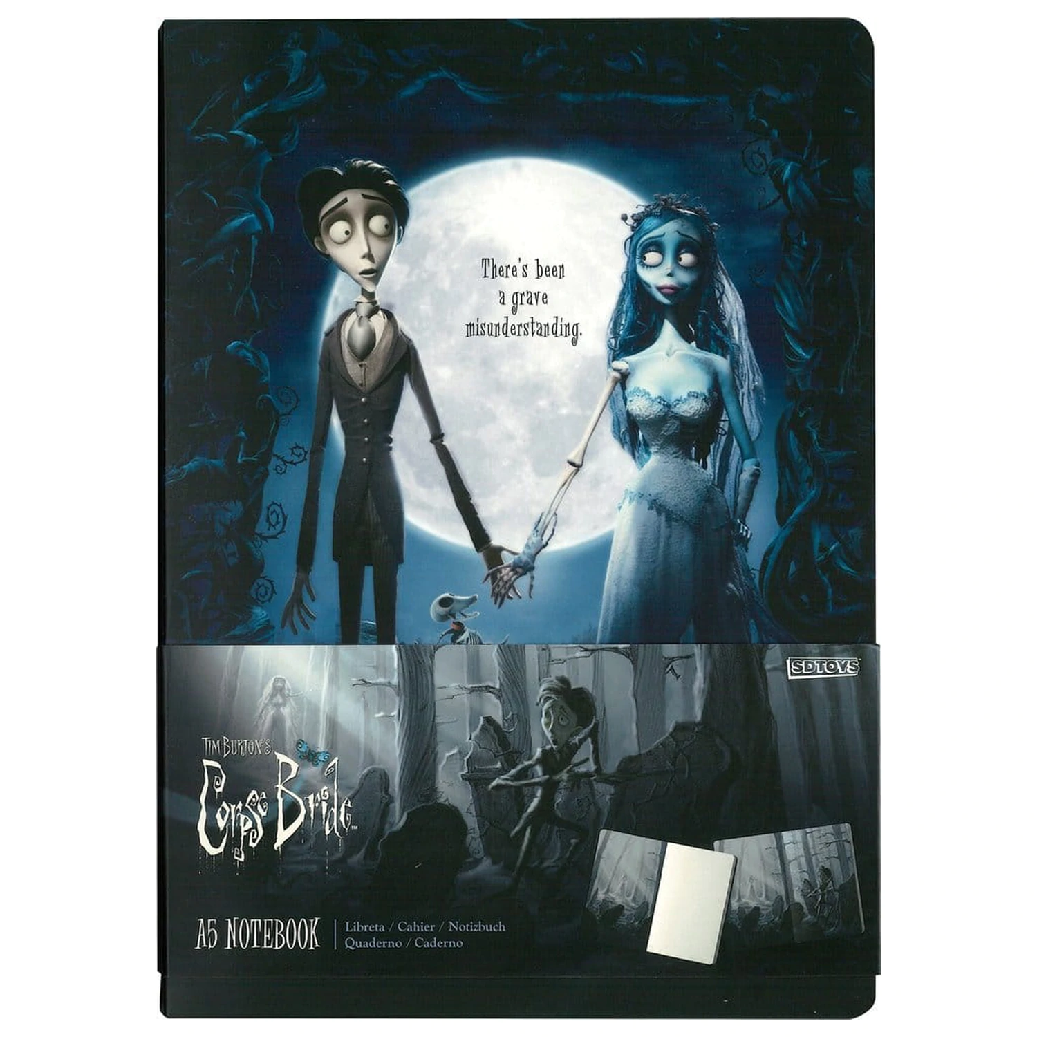 Corpse Bride Softcover Bilježnica Filmski Poster 21 cm fotografija proizvoda