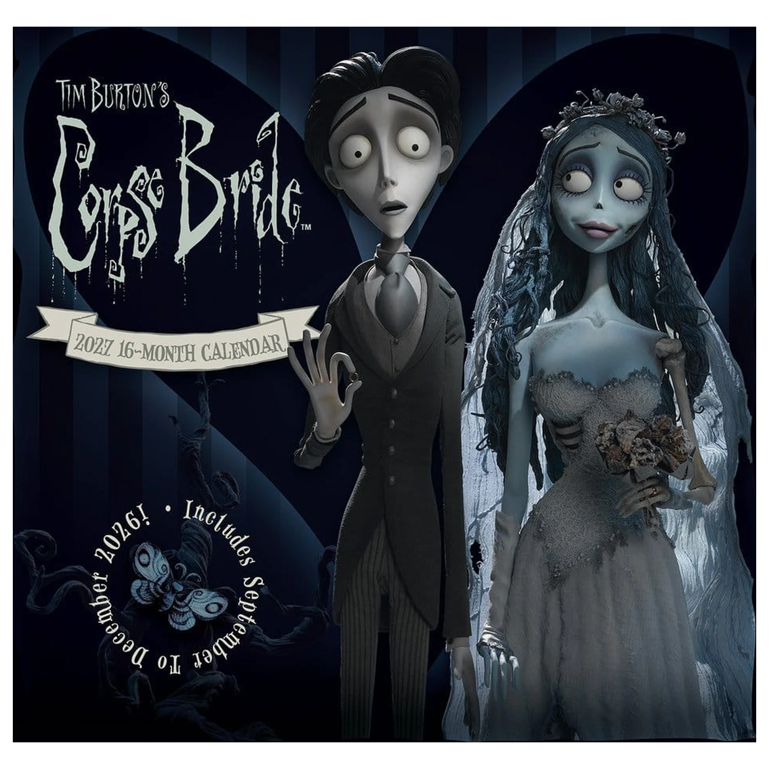Corpse Bride kalendar 2027 30 x 30 cm fotografija proizvoda