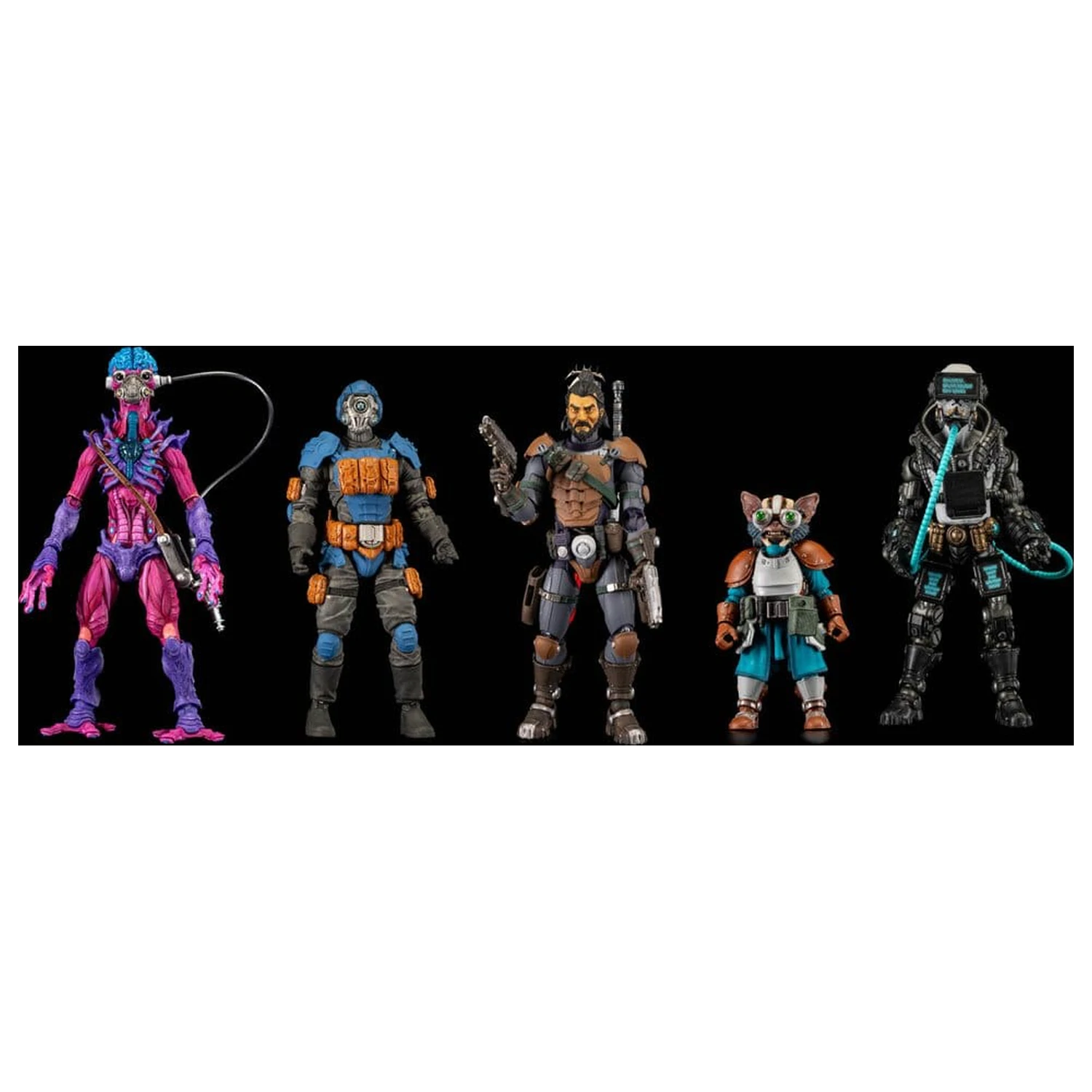 Cosmic Legions Action Figure Accessory Heads Pack  fotografija proizvoda