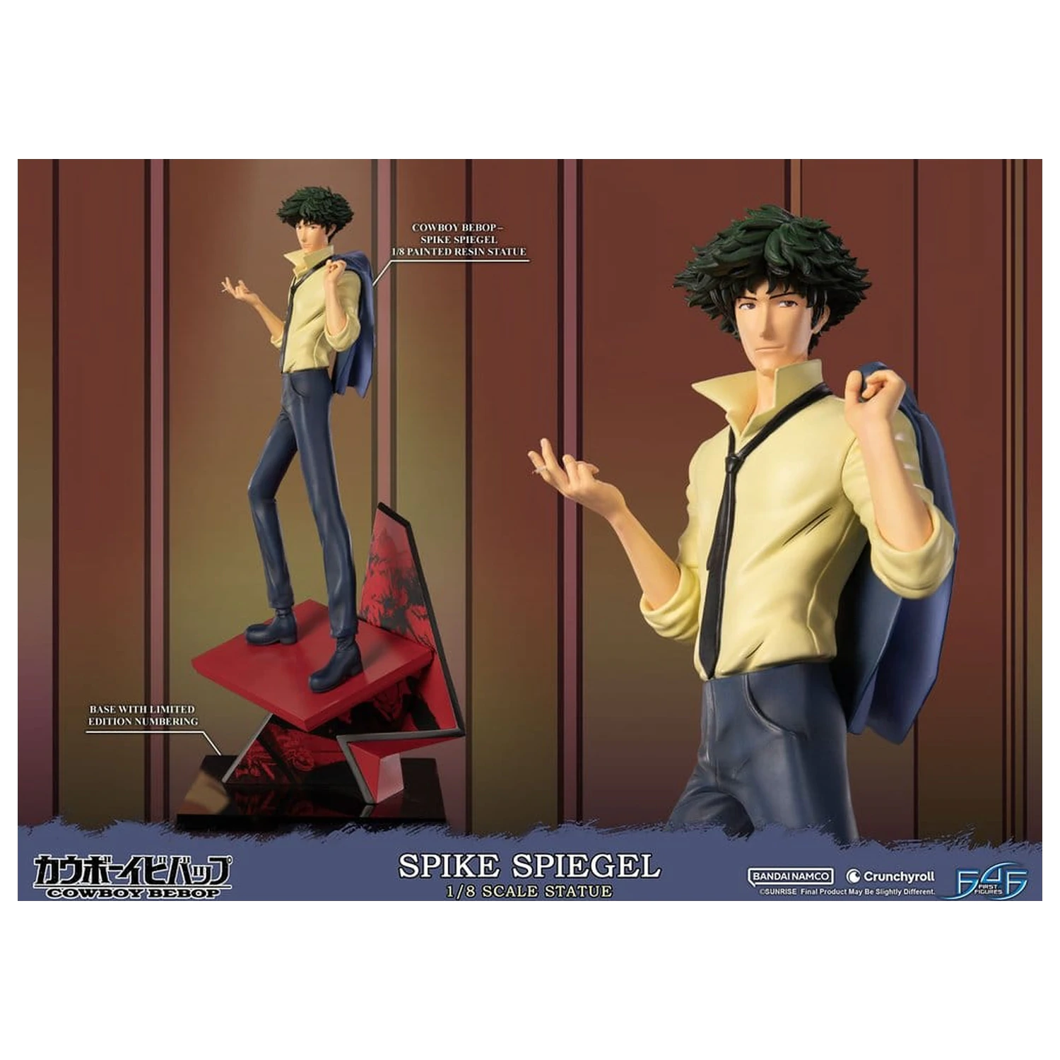 Cowboy Bebop smolna statua 1/8 Spike Spiegel 34 cm fotografija proizvoda