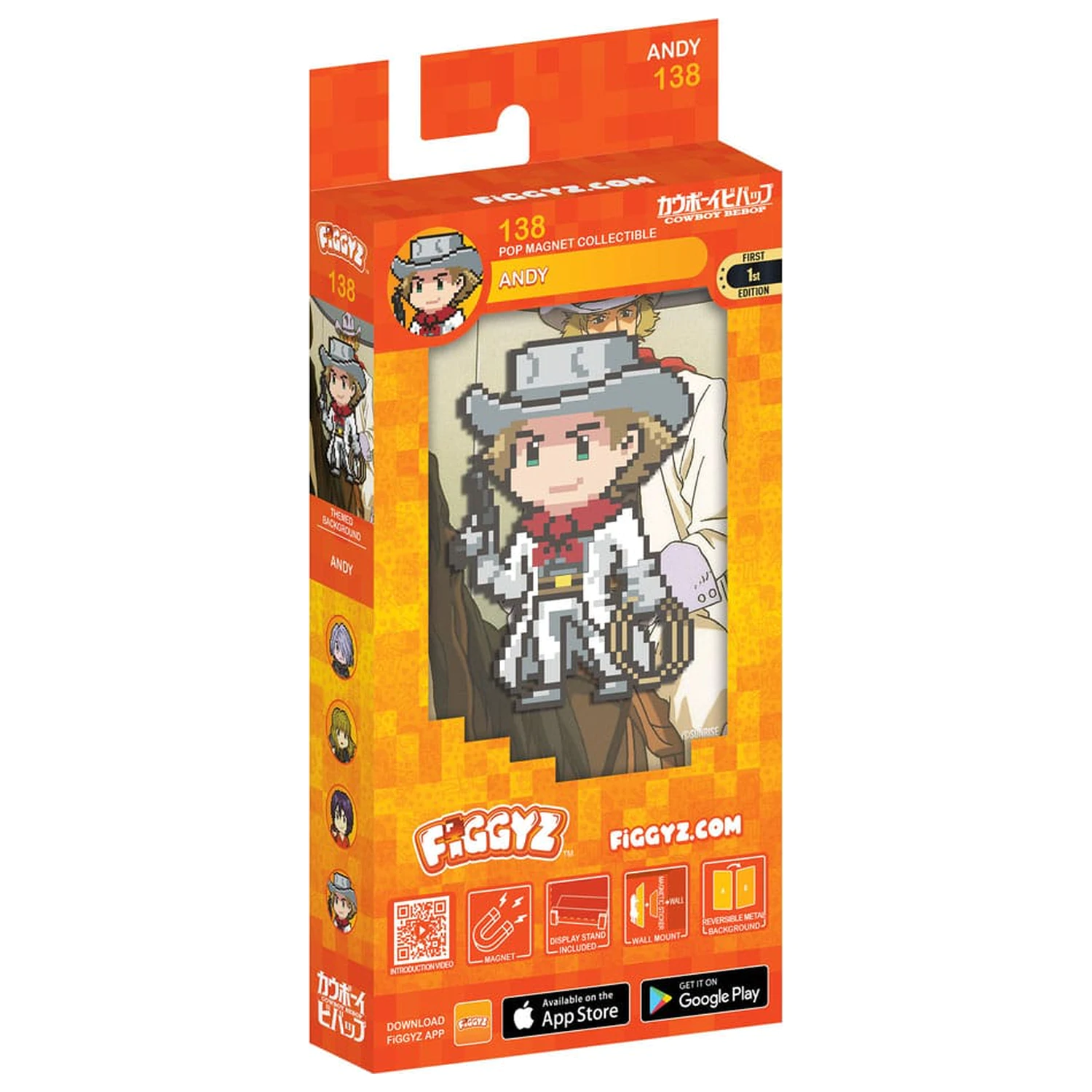 Cowboy Bebop FiGGYZ magnet kolekcionarski Andy 11 cm fotografija proizvoda