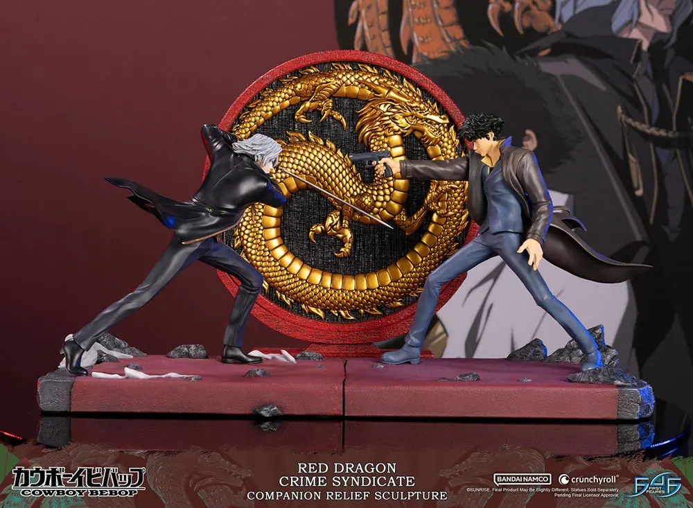 Skulptura Cowboy Bebop Red Dragon Crime Syndicate Companion Reljef 35 cm fotografija proizvoda