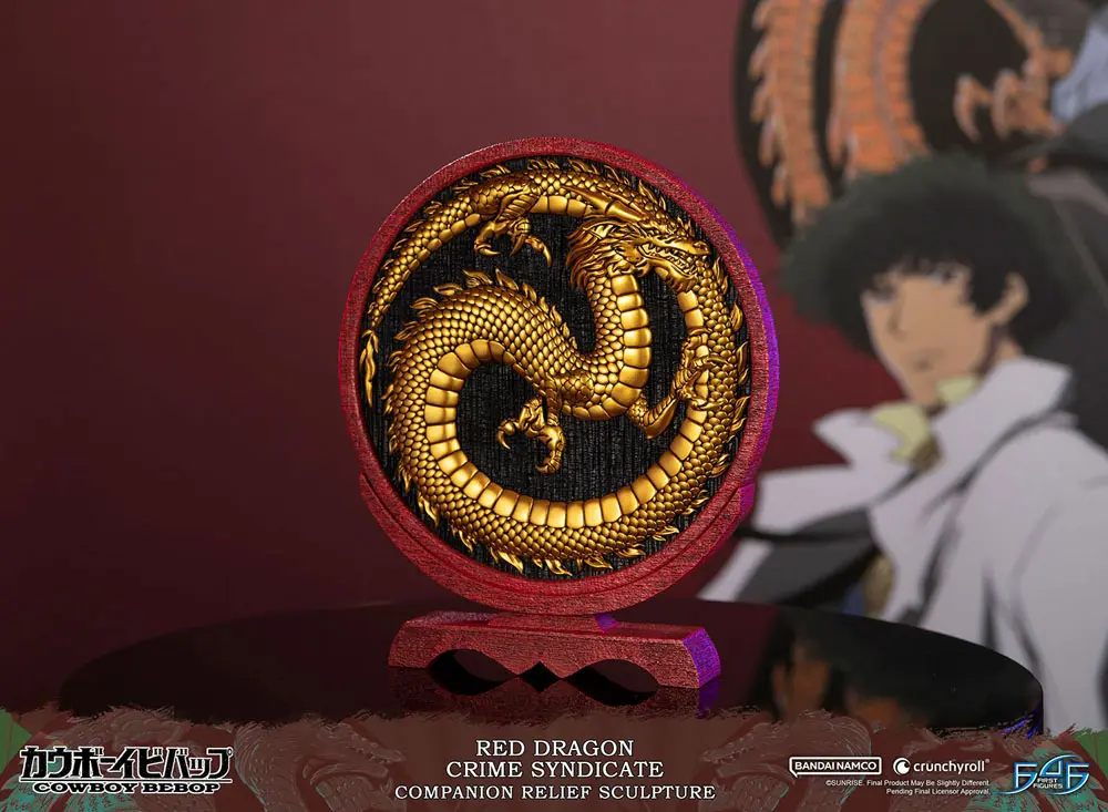 Skulptura Cowboy Bebop Red Dragon Crime Syndicate Companion Reljef 35 cm fotografija proizvoda