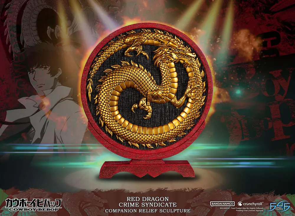 Skulptura Cowboy Bebop Red Dragon Crime Syndicate Companion Reljef 35 cm fotografija proizvoda