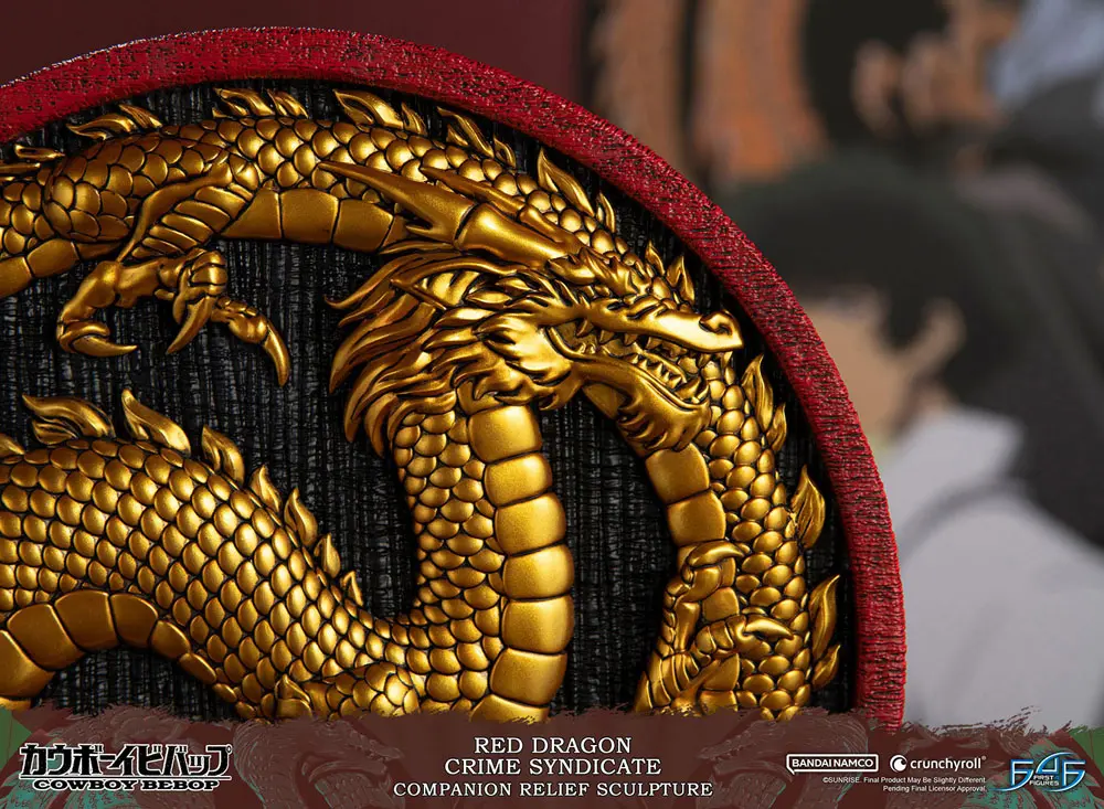 Skulptura Cowboy Bebop Red Dragon Crime Syndicate Companion Reljef 35 cm fotografija proizvoda