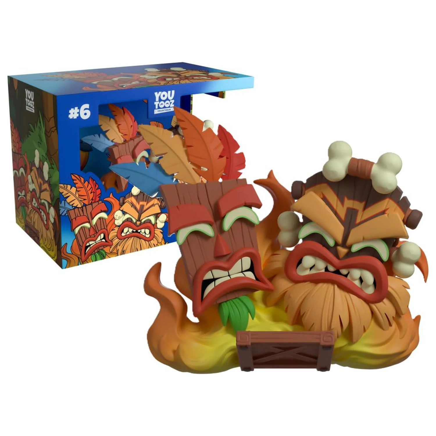 Crash Bandicoot Aku Aku & Uka Uka Figura 9 cm fotografija proizvoda
