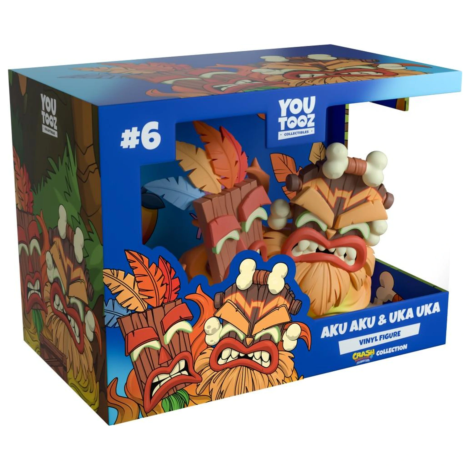 Crash Bandicoot Aku Aku & Uka Uka Figura 9 cm fotografija proizvoda