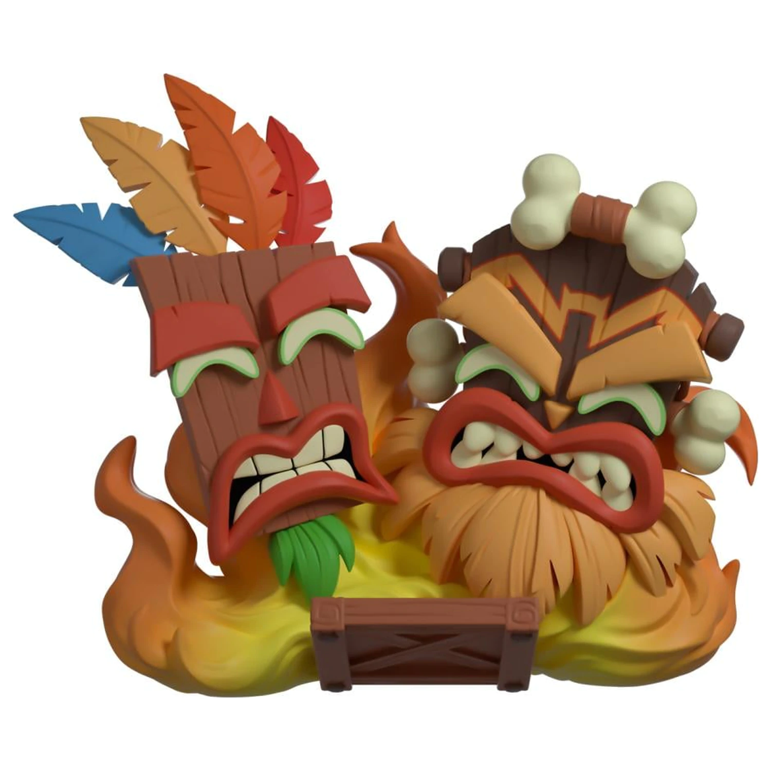 Crash Bandicoot Aku Aku & Uka Uka Figura 9 cm fotografija proizvoda