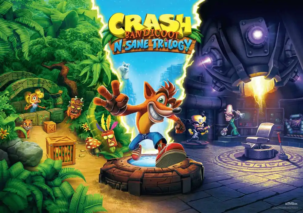 Crash Bandicoot N Sane Triology Puzzle (1000 dijelova) fotografija proizvoda