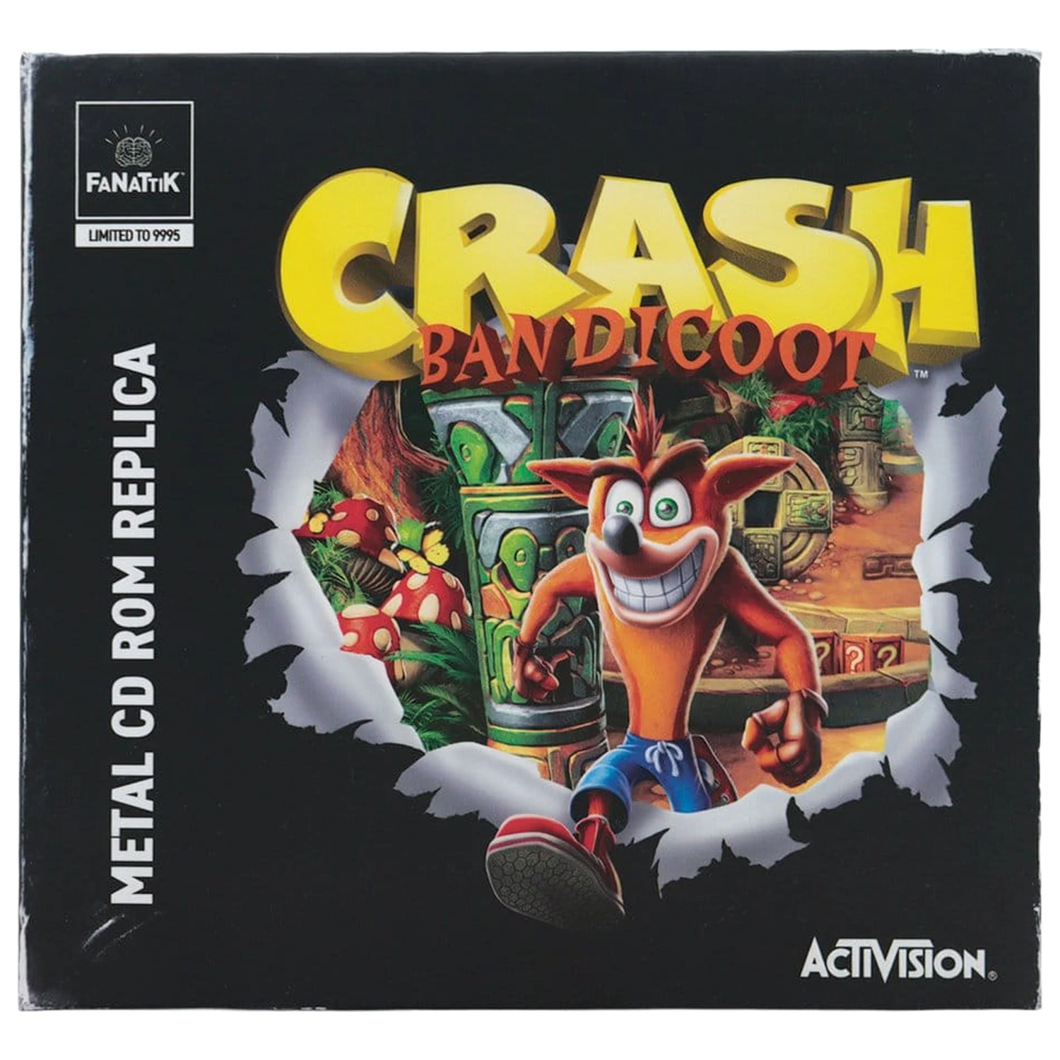 Crash Bandicoot Replica Metal CD-ROM Kolekcionarsko ograničeno izdanje 11 cm fotografija proizvoda