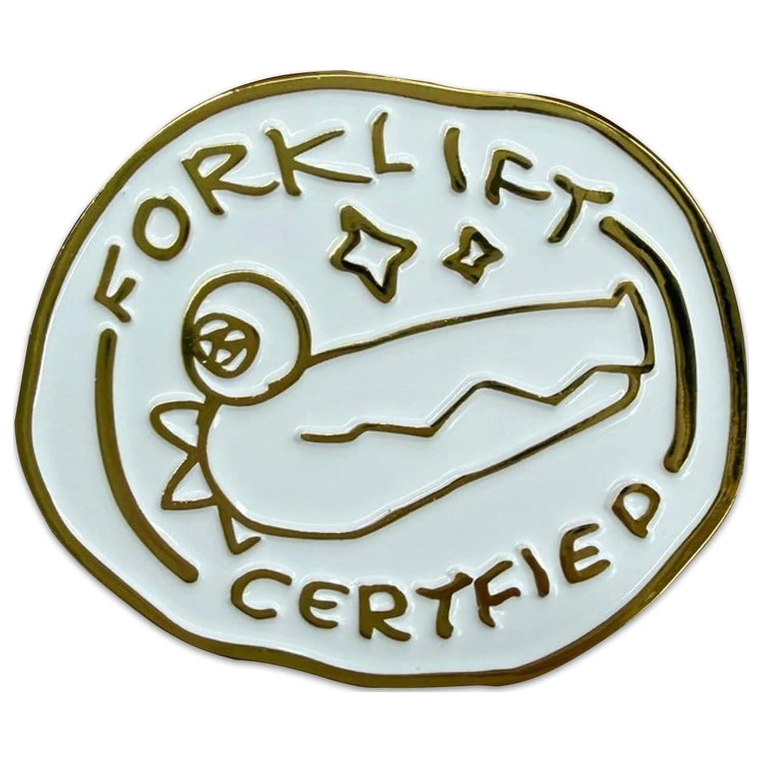 Crashout Crew Bedž s iglom i viličarom s certifikatom fotografija proizvoda