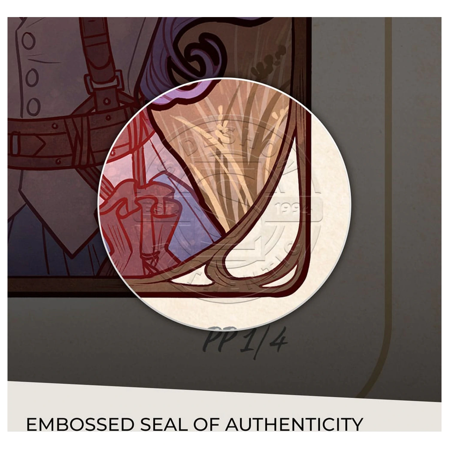 Critical Role Art Print Laura Bailey: 10th Anniversary Art Nouveau Illustrations 46 x 28 cm - bez okvira fotografija proizvoda