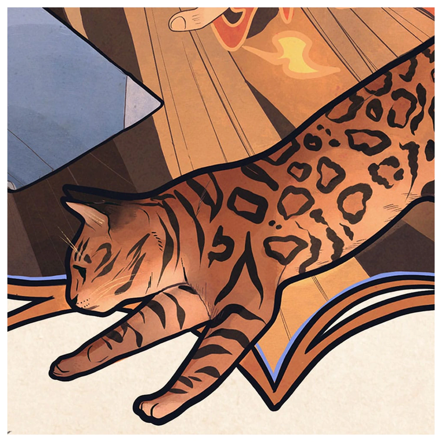 Critical Role Art Print Liam O'Brien: 10th Anniversary Art Nouveau Ilustracije 46 x 28 cm - neokvireno fotografija proizvoda