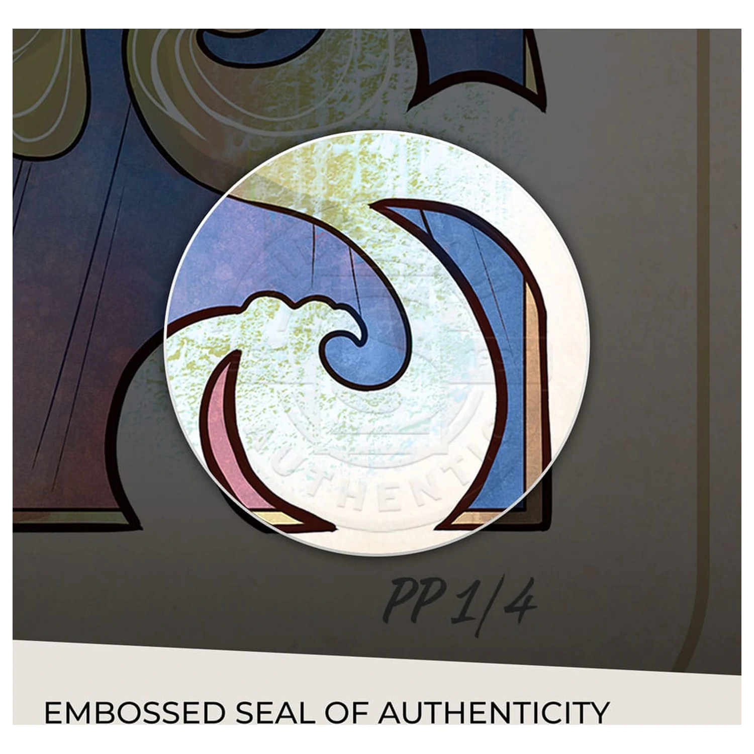 Critical Role Art Print Matthew Mercer: 10th Anniversary Art Nouveau Ilustracije 46 x 28 cm - neokvirano fotografija proizvoda