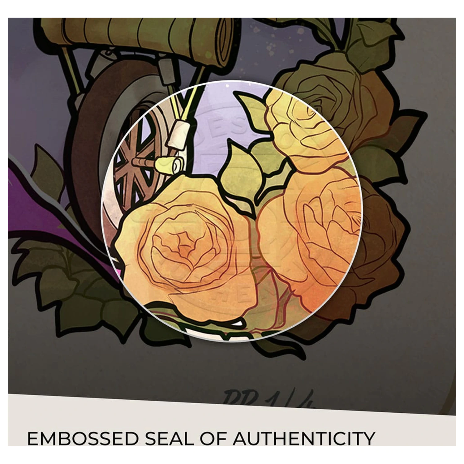 Critical Role Art Print Sam Riegel: 10th Anniversary Art Nouveau Illustrations 46 x 28 cm - bez okvira fotografija proizvoda