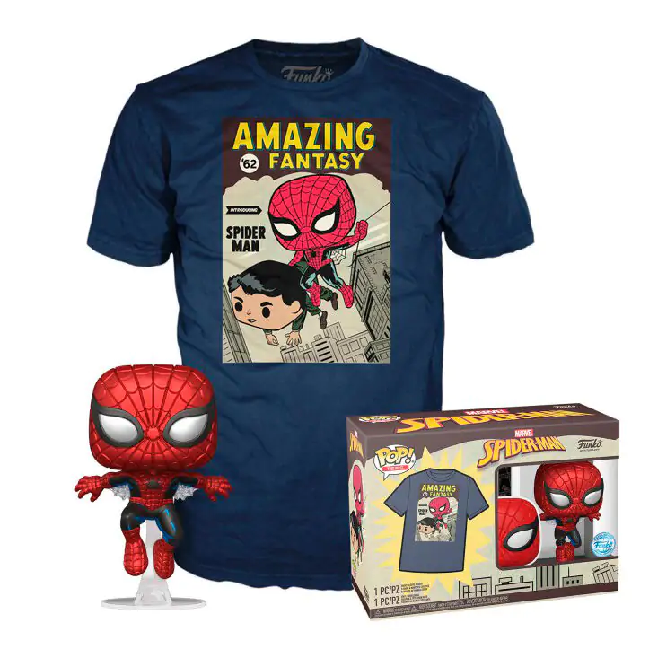 Marvel Spiderman Funko POP! & Majica Kutija Strip Naslovnica fotografija proizvoda