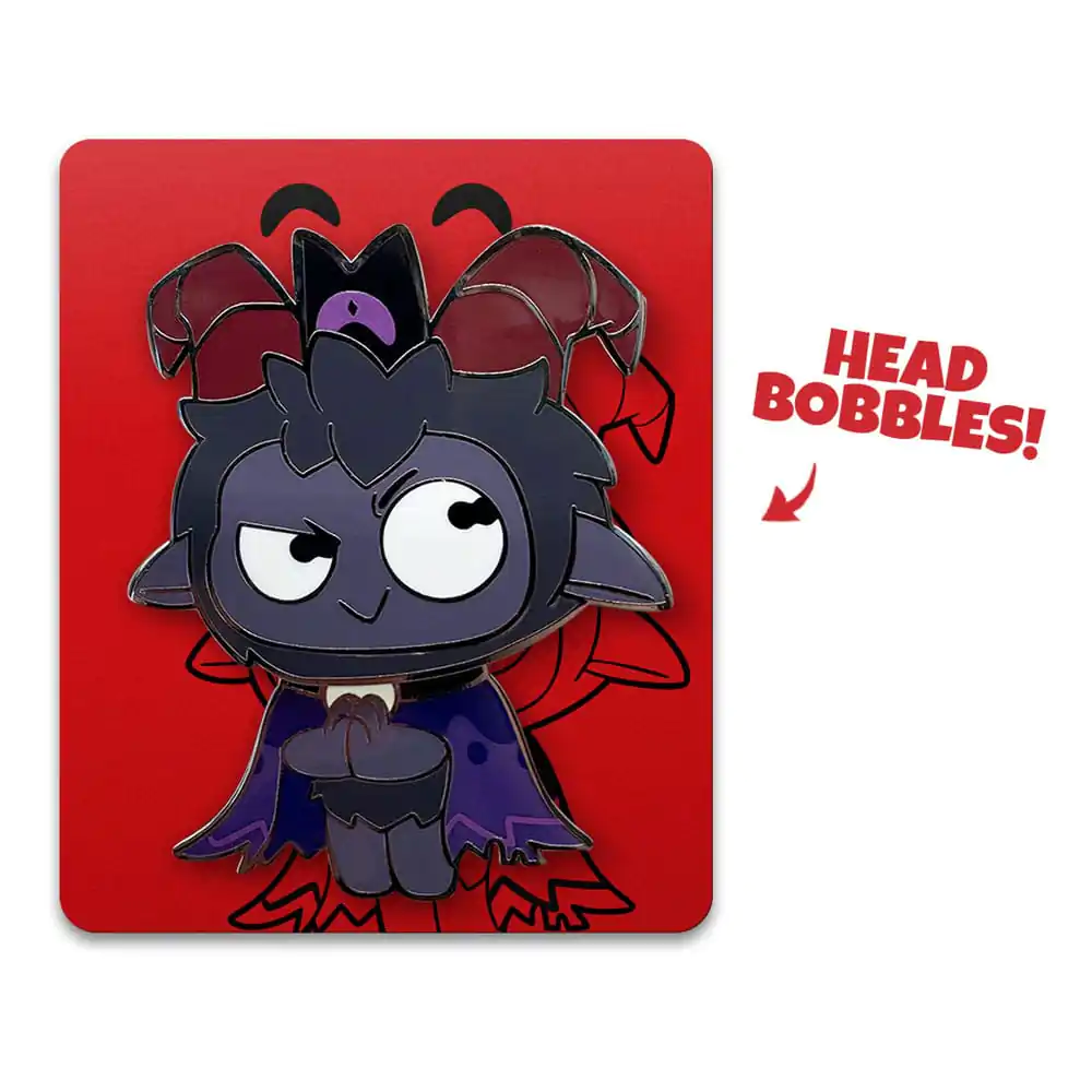 Cult of The Lamb Bedž na pribadači Goat Bobble Head 5 cm fotografija proizvoda