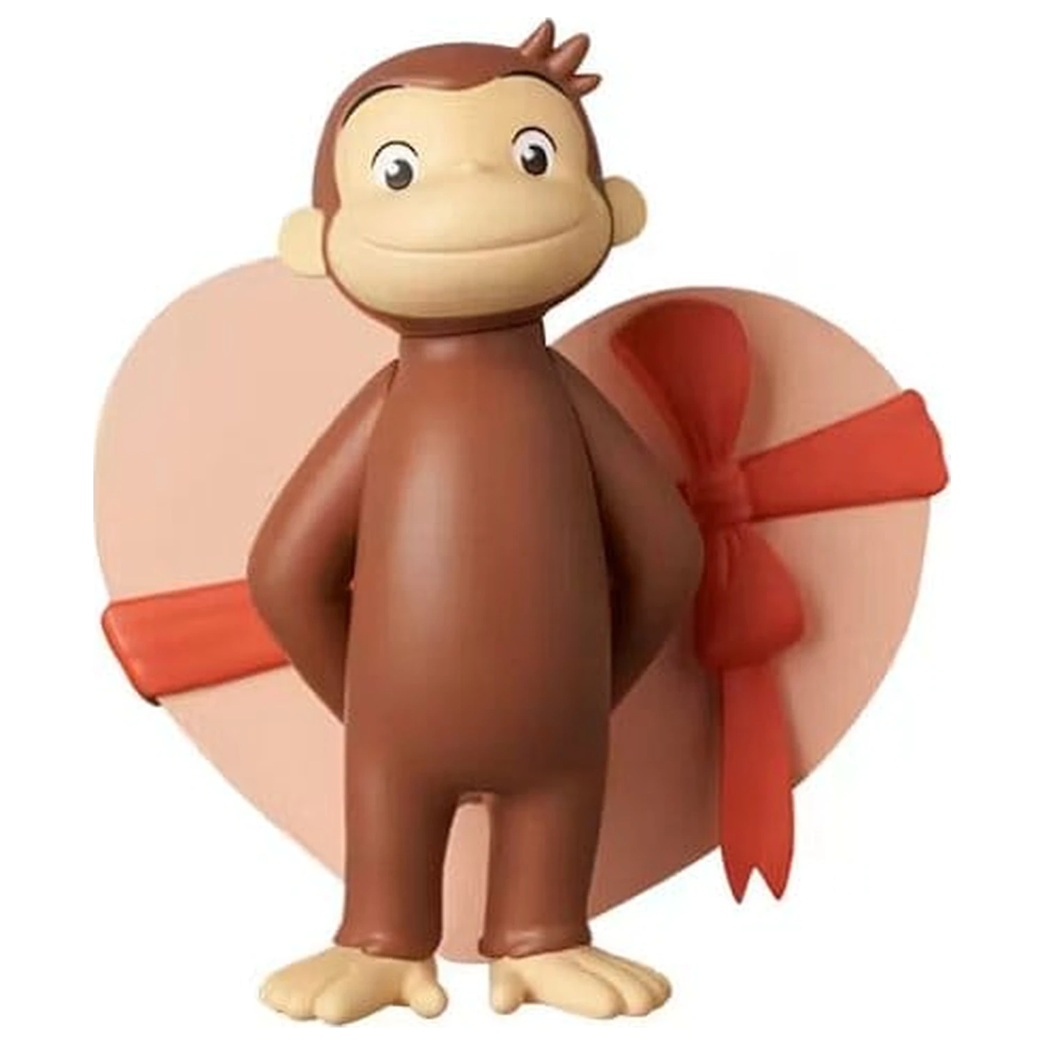 Curious George UDF mini figura s srcem 6 cm fotografija proizvoda