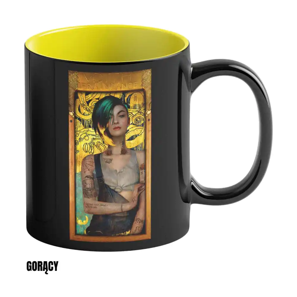 Cyberpunk 2077 Game Art Chronicles Termoaktivna Šalica Judy inspirirana Gustavom Klimtom 450 ml fotografija proizvoda