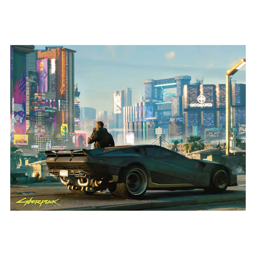 Cyberpunk 2077 Gaming Puzzle Plaćenik u usponu (1000 dijelova) fotografija proizvoda