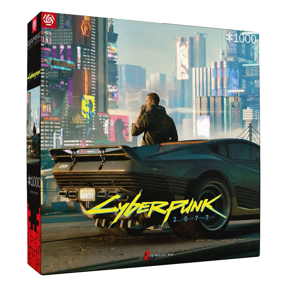 Cyberpunk 2077 Gaming Puzzle Plaćenik u usponu (1000 dijelova) fotografija proizvoda