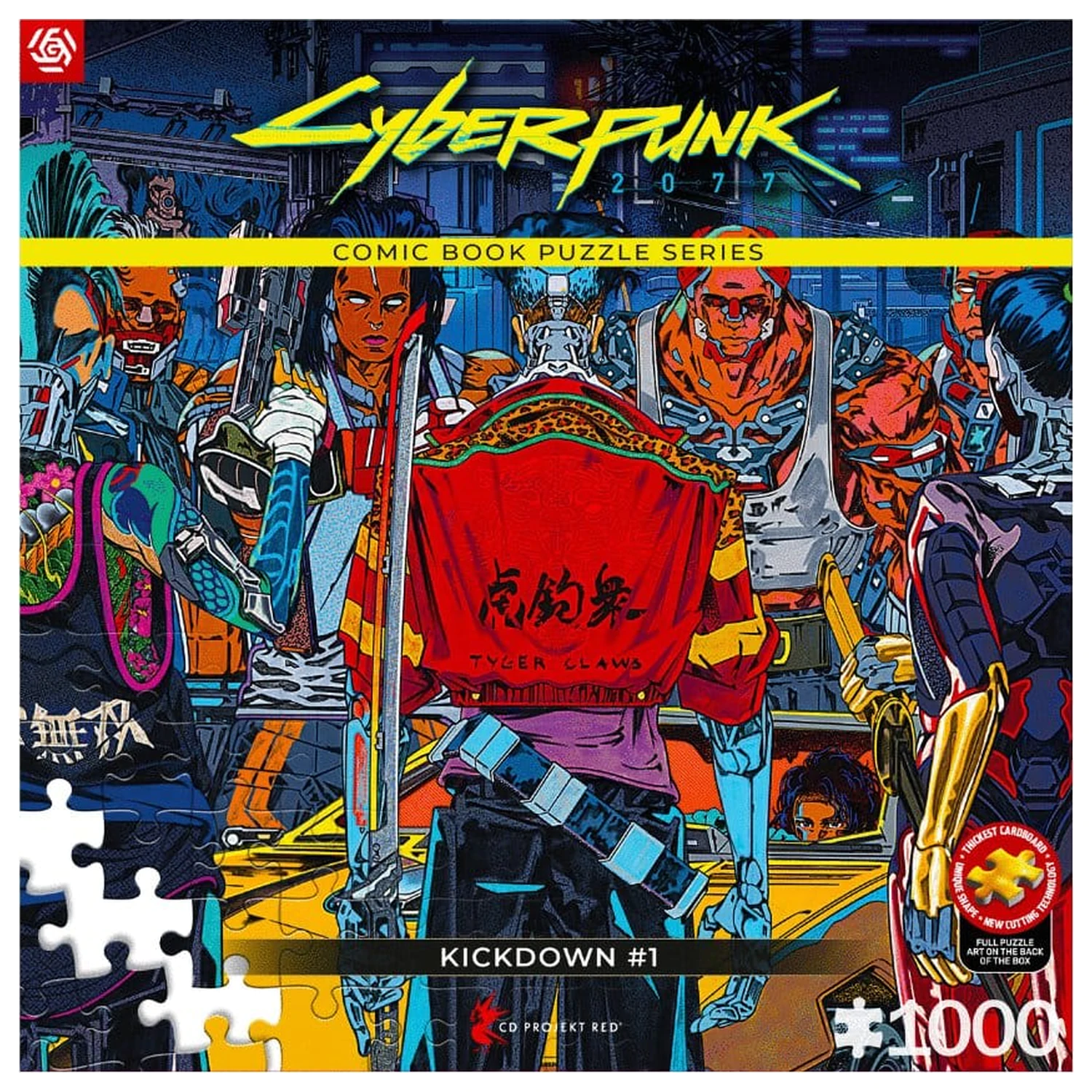 Cyberpunk 2077 Puzzle Kickdown (1000 komada) fotografija proizvoda