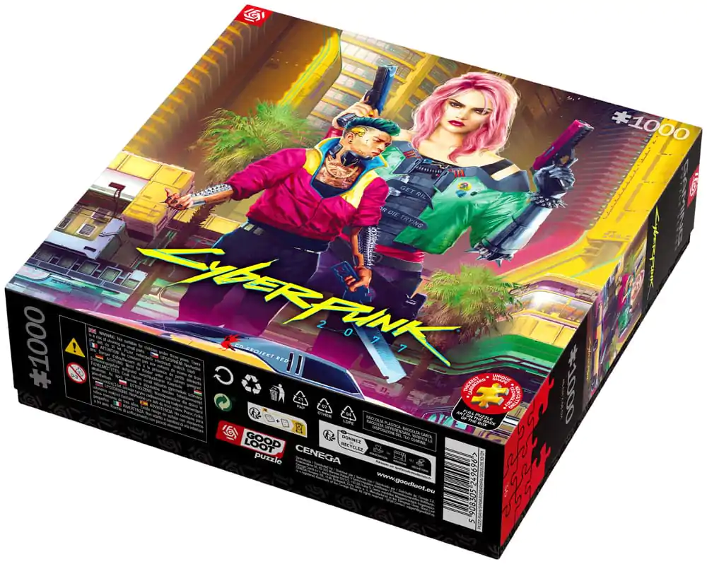 Cyberpunk 2077 slagalica Kitsch Style (1000 dijelova) fotografija proizvoda