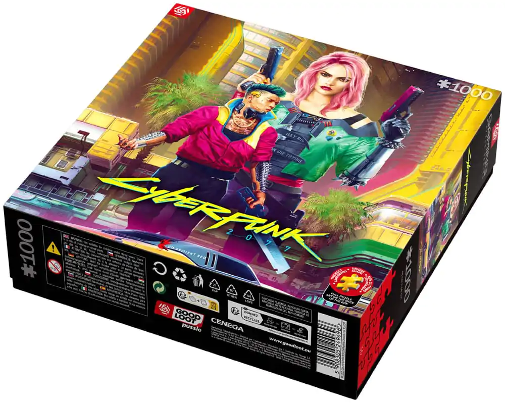 Cyberpunk 2077 slagalica Kitsch Style (1000 dijelova) fotografija proizvoda