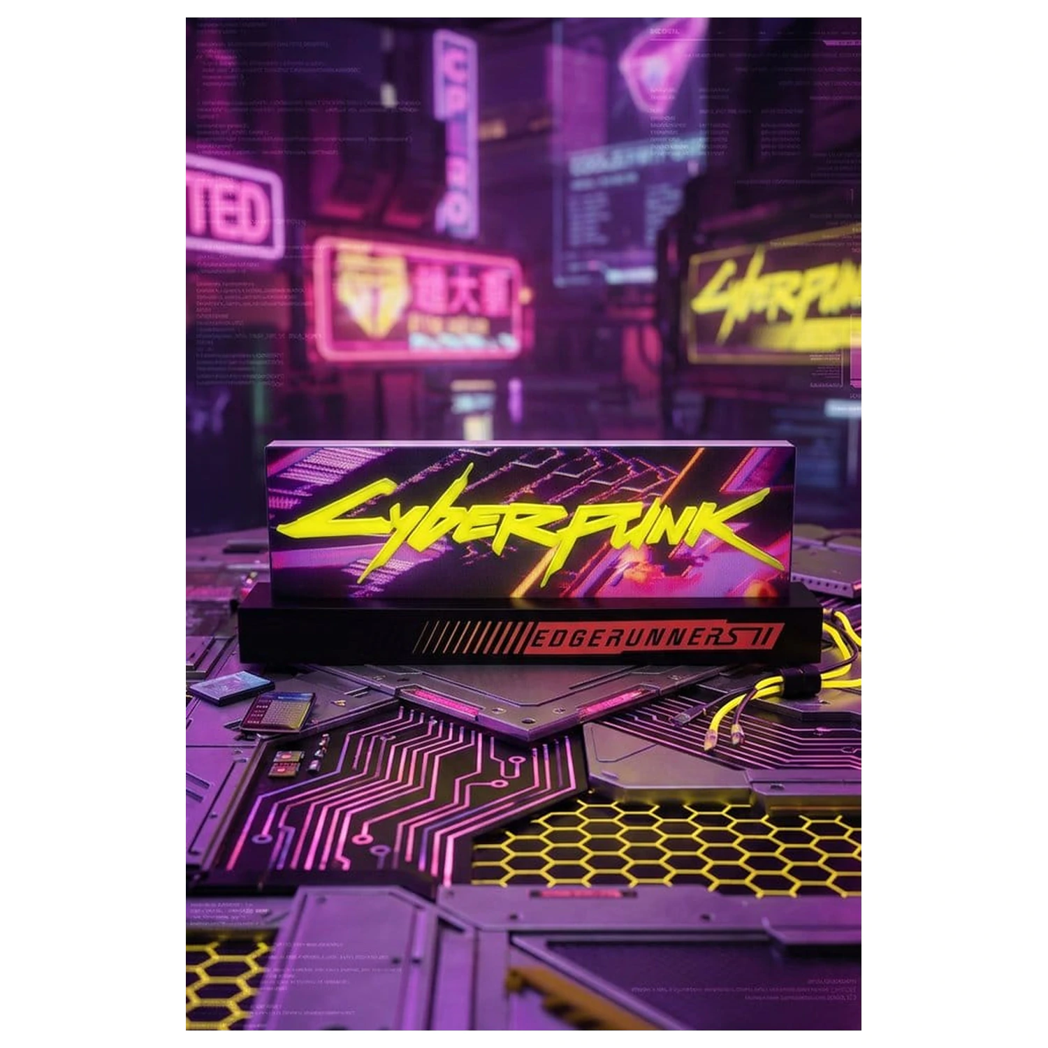 Cyberpunk: Edgerunners Logo Svjetiljka Edgerunner 2 fotografija proizvoda