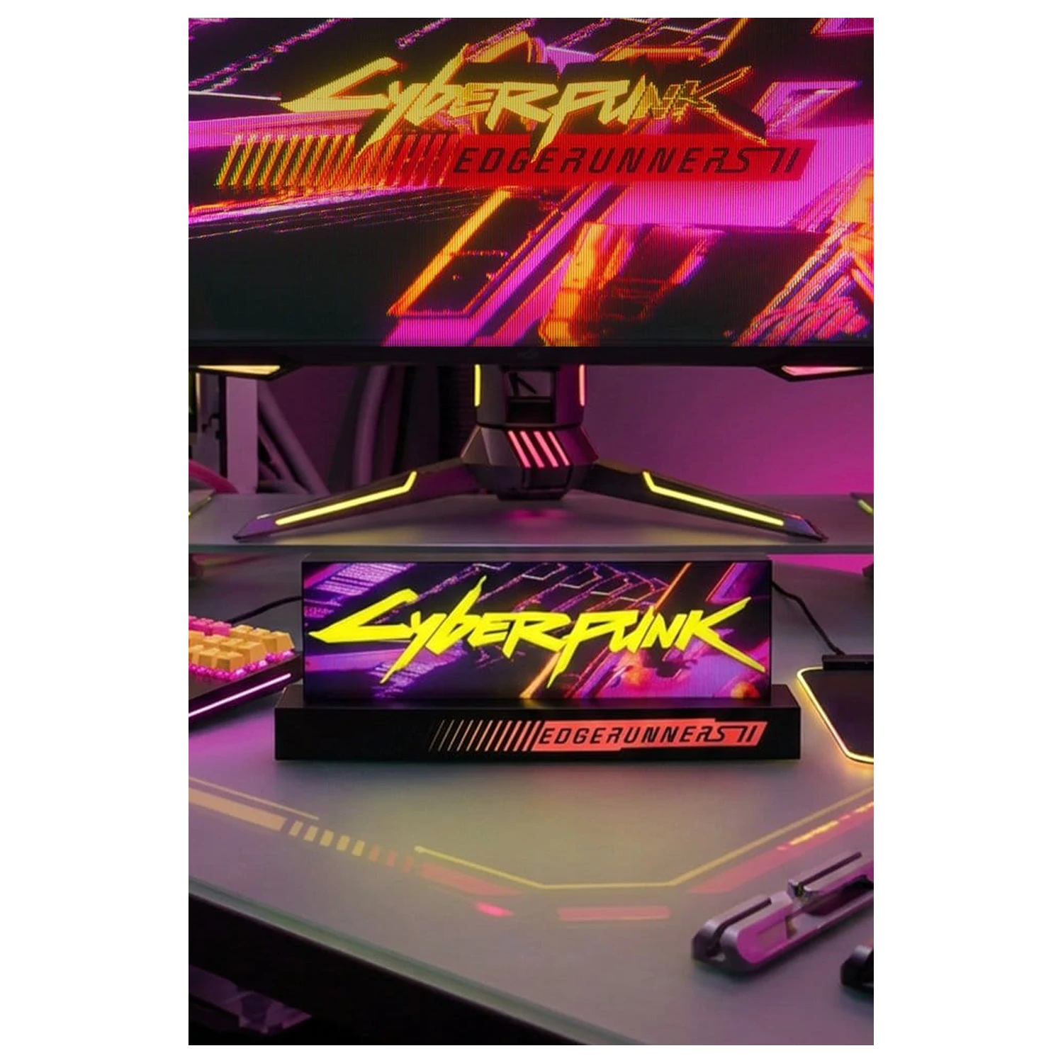 Cyberpunk: Edgerunners Logo Svjetiljka Edgerunner 2 fotografija proizvoda