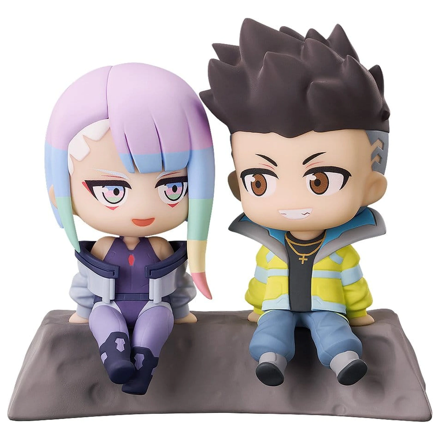 Cyberpunk: Edgerunners Qset+ PVC figure pakiranje od 2 komada David & Lucy 8 cm fotografija proizvoda