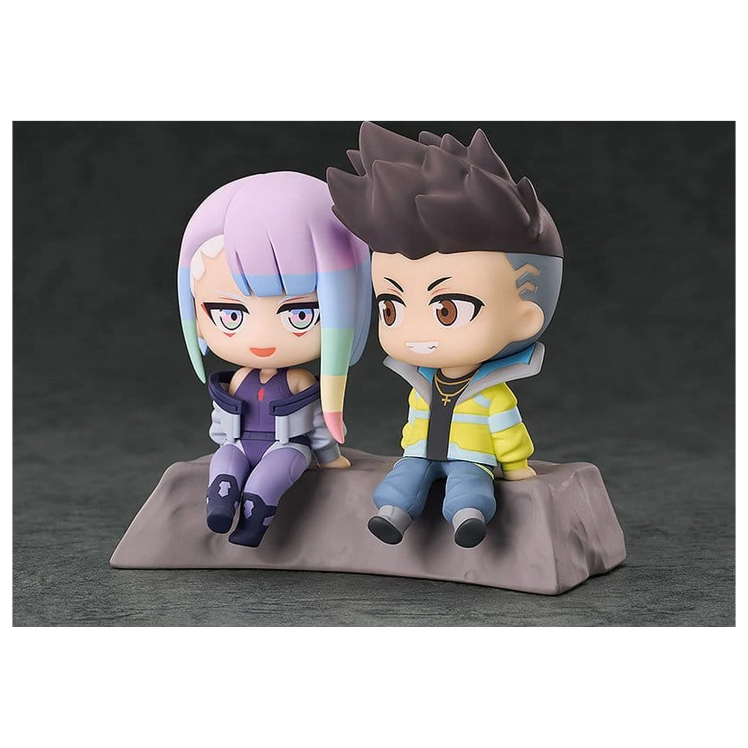 Cyberpunk: Edgerunners Qset+ PVC figure pakiranje od 2 komada David & Lucy 8 cm fotografija proizvoda