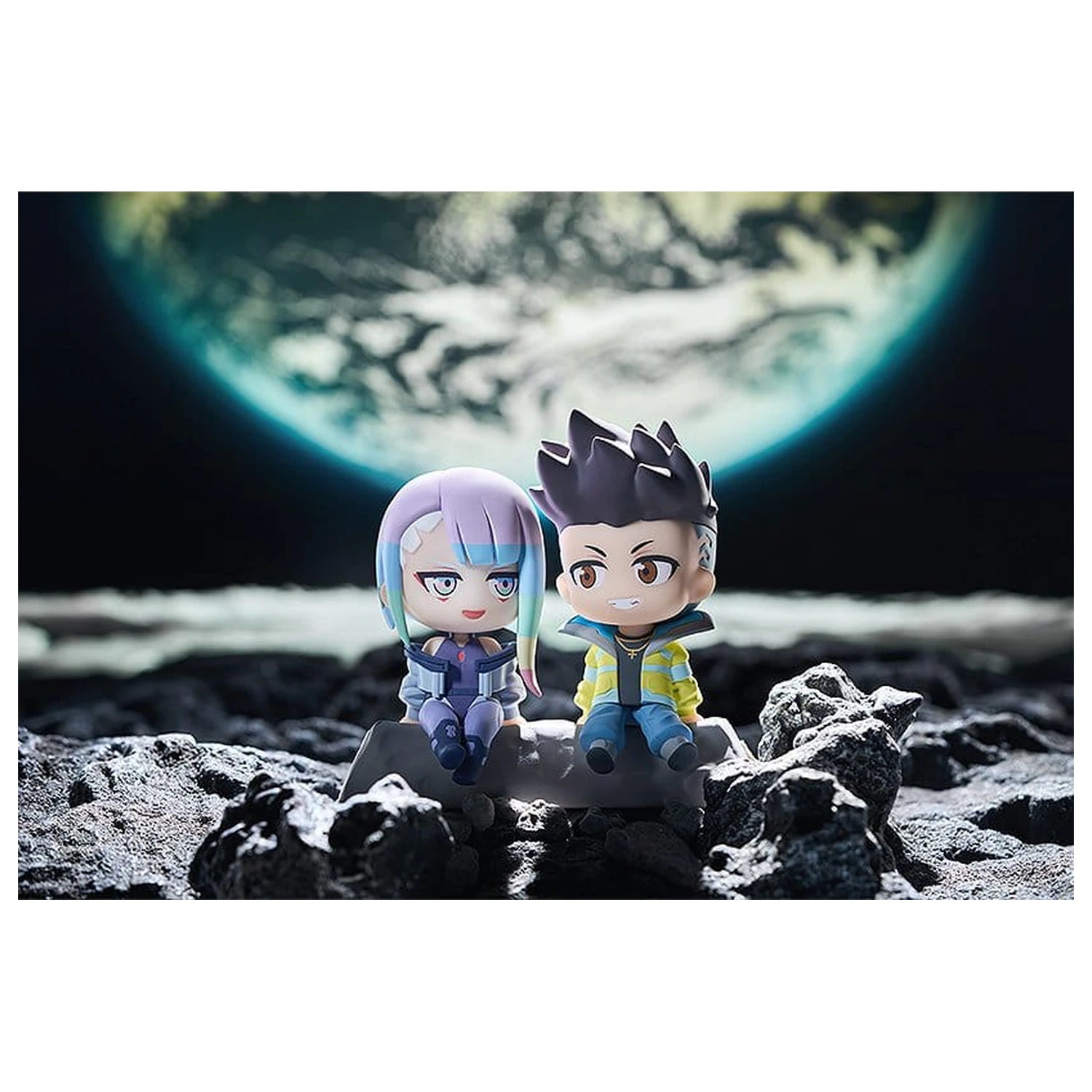 Cyberpunk: Edgerunners Qset+ PVC figure pakiranje od 2 komada David & Lucy 8 cm fotografija proizvoda