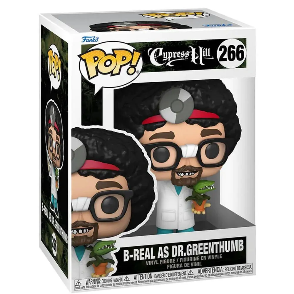 Cypress Hill POP! Rocks Vinilna Figura B Real (Dr. Greenthumb) 9 cm fotografija proizvoda