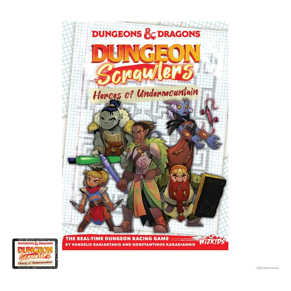 D&D Dungeon Scrawlers: Heroes of Undermountain Društvena Igra *English Version* fotografija proizvoda