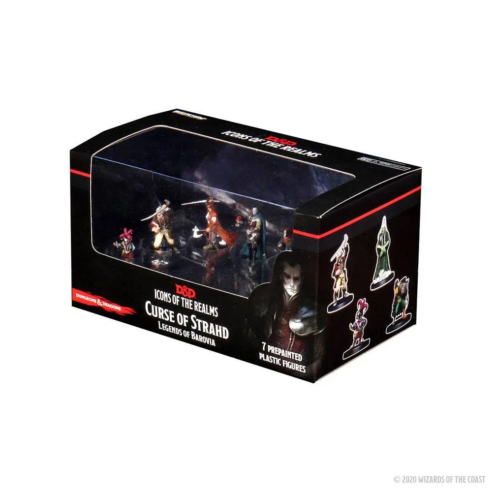 D&D Icons of the Realms: Curse of Strahd pre-painted Miniatures Legends of Barovia Premium Box Set – Figurice, prethodno obojane, Premium set u kutiji fotografija proizvoda