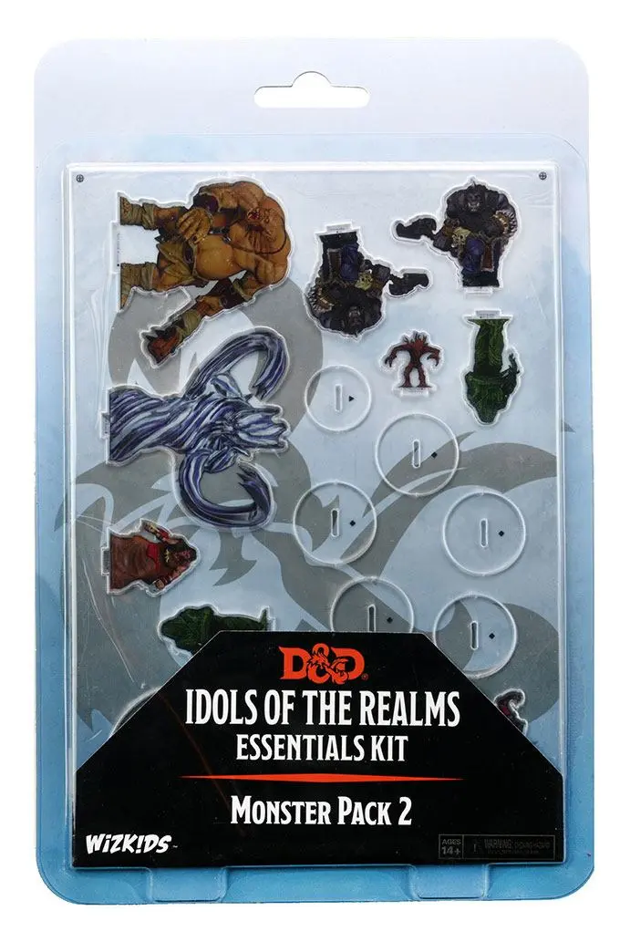 D&D Icons of the Realms Miniatures Essentials 2D Miniatures - Monster Pack #2 - D&D Ikone kraljevstava Minijature Essentials 2D Minijature - Čudovišni paket #2 fotografija proizvoda