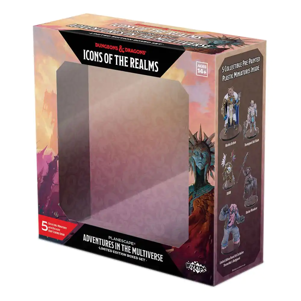 D&D Icons of the Realms: Planescape Prepainted Minijature Avanture u Multiverse - Limited Edition Set u kutiji fotografija proizvoda