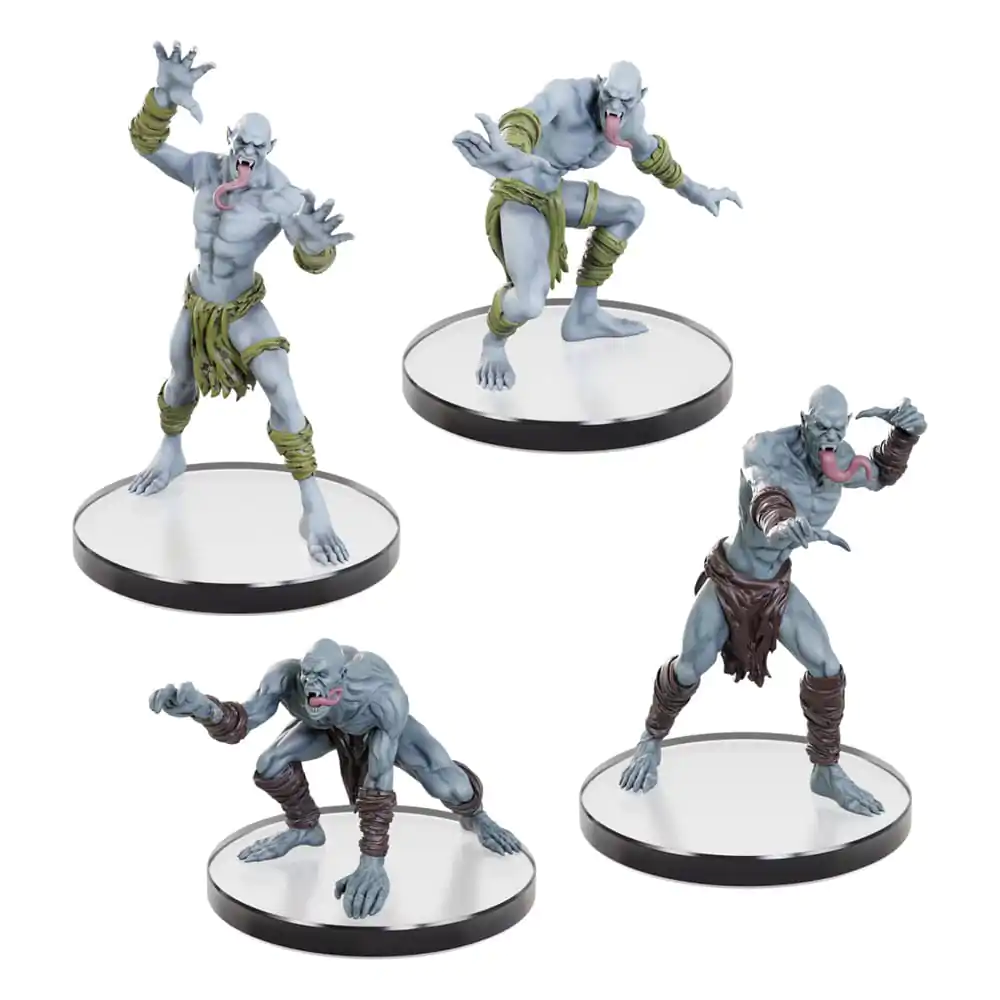 D&D Icons of the Realms unaprijed obojene Miniatures Undead Armies - Ghouls & Ghasts Set fotografija proizvoda