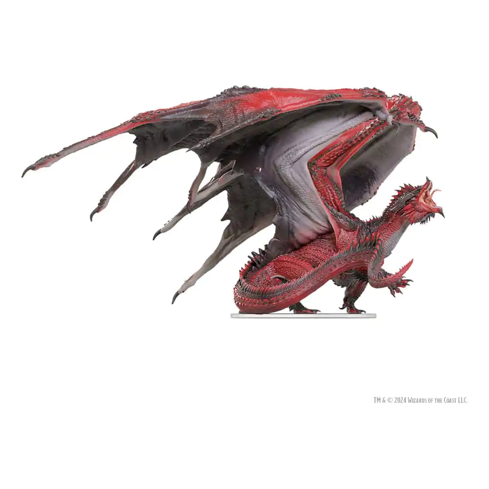 D&D Icons of the Realms Prepainted Minijatura Odrasli Crveni Zmaj Tiran 18 cm fotografija proizvoda