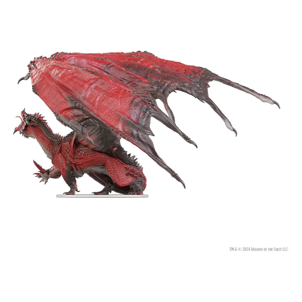 D&D Icons of the Realms Prepainted Minijatura Odrasli Crveni Zmaj Tiran 18 cm fotografija proizvoda