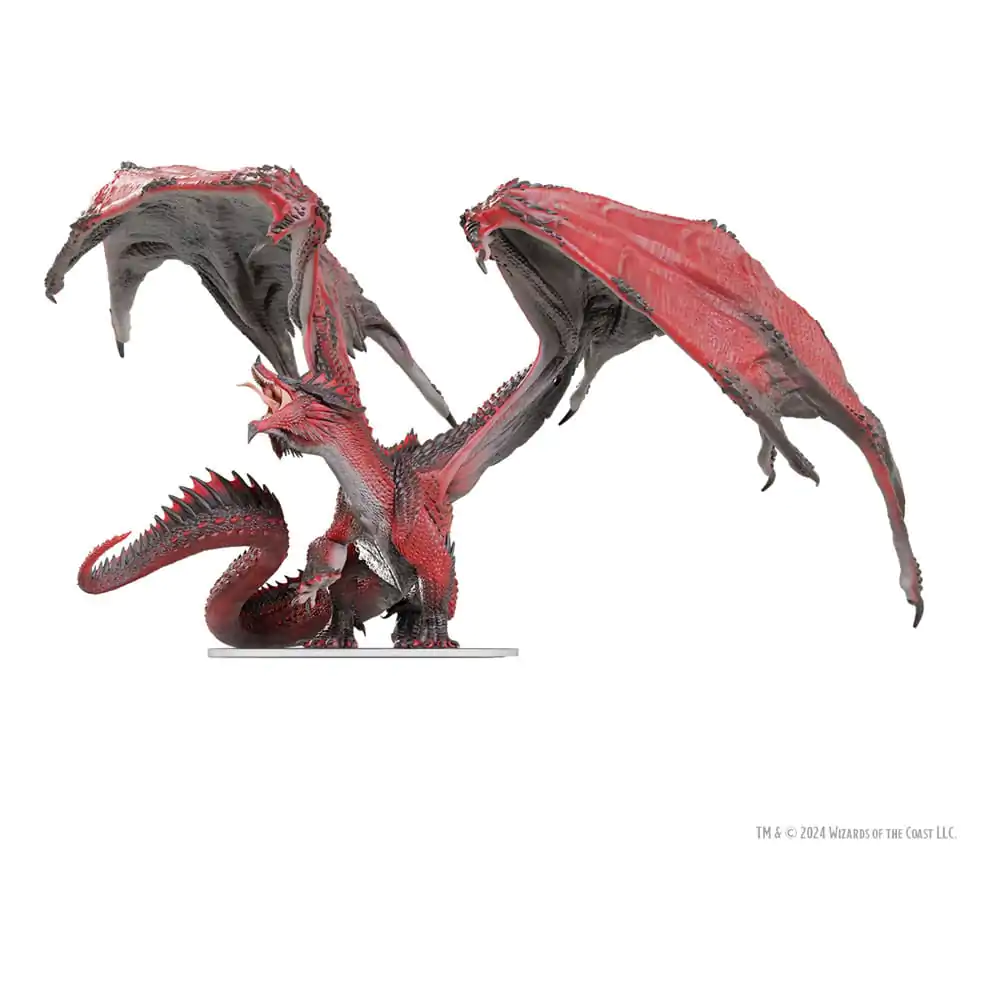 D&D Icons of the Realms Prepainted Minijatura Odrasli Crveni Zmaj Tiran 18 cm fotografija proizvoda