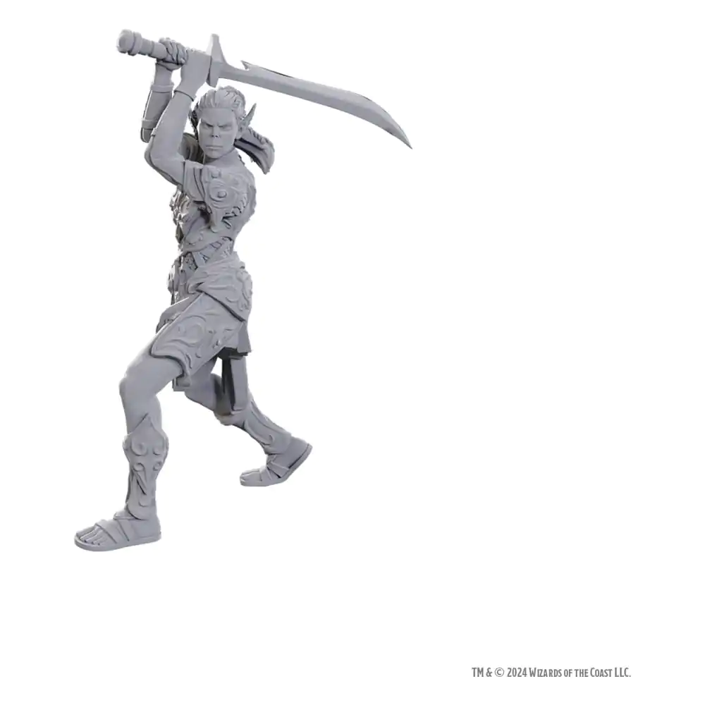 D&D Nolzur's Marvelous Miniatures Neobojana Minijatura Lae'zel & Shadowheart fotografija proizvoda