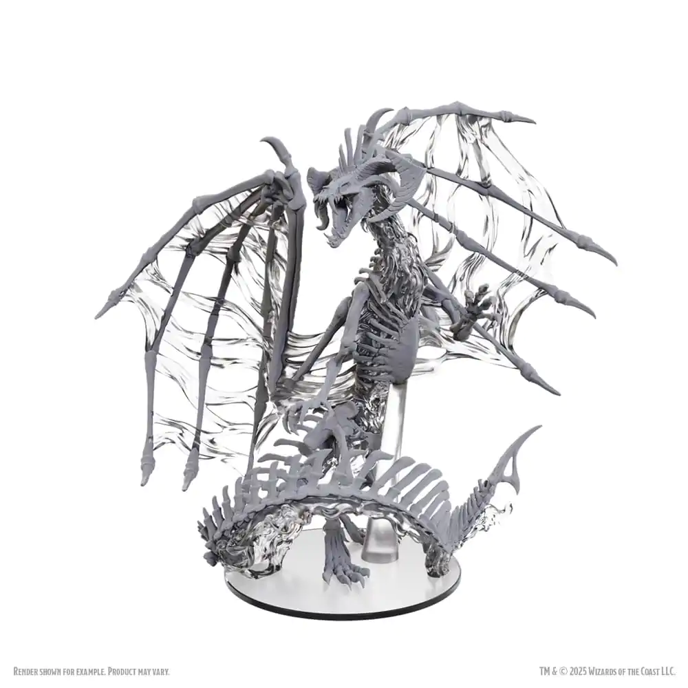 D&D Nolzur's Marvelous Miniatures Neobojane Minijature Black Dracolich 30 cm fotografija proizvoda