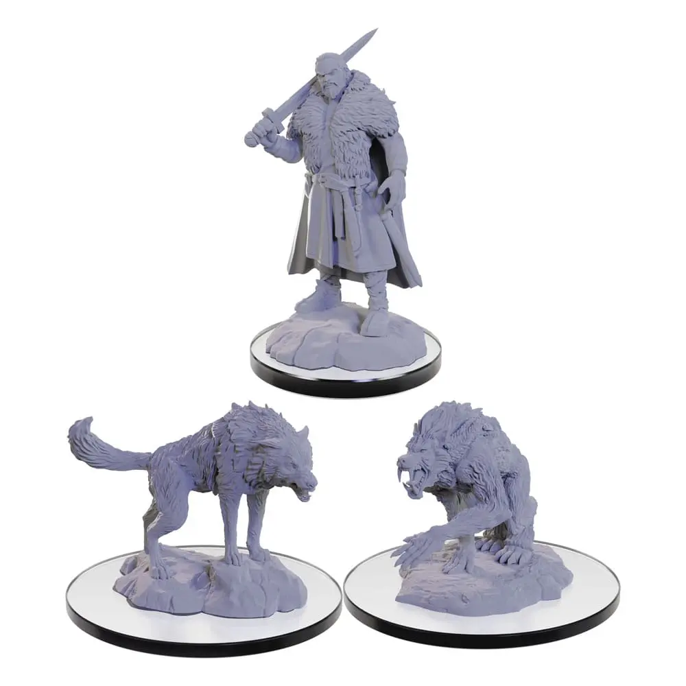 D&D Nolzur's Marvelous Miniatures minijatura Neobojeni Loup Garou fotografija proizvoda